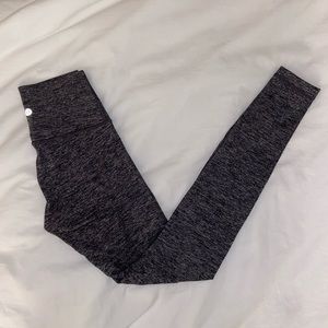 Lululemon Wunder under high rise 28” inseam luon Heather grey leggings